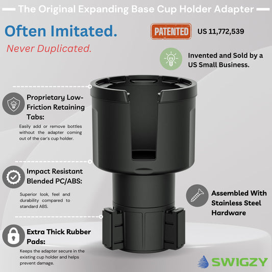 Swigzy Cup Holder Expander for Yeti, Hydro Flask & Owala