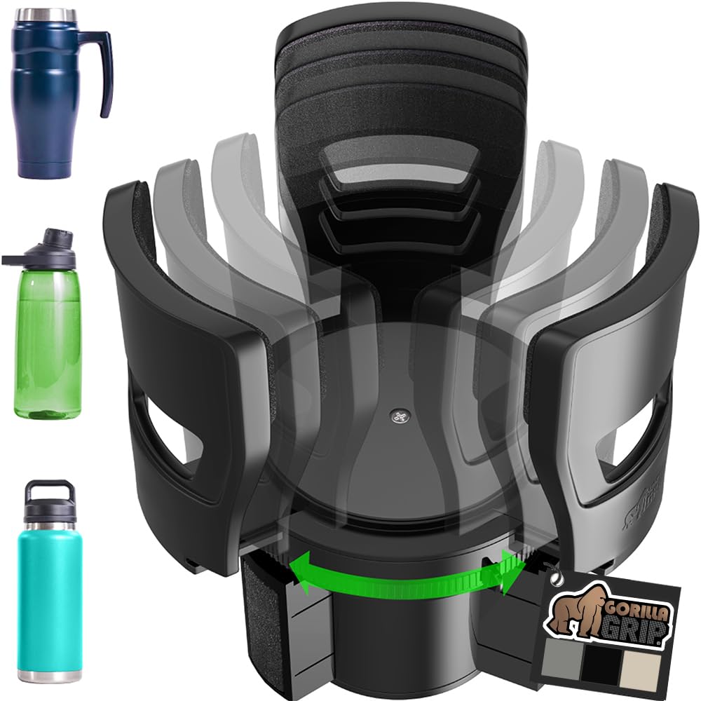 Gorilla Grip Car Cup Holder for Stanley, Yeti & Owala