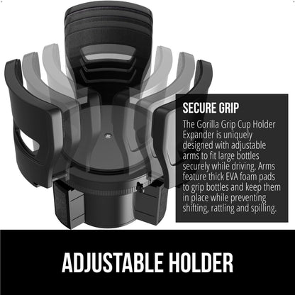 Gorilla Grip Car Cup Holder for Stanley, Yeti & Owala