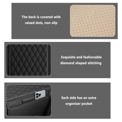 Stacool Car Armrest Cover with 2 Storage Bags – Black
