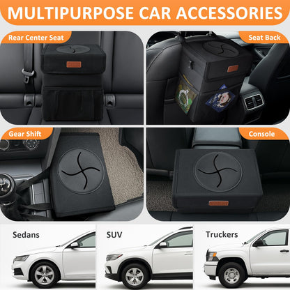 Vankor Leakproof Vehicle Trash Can for Car, SUV & Truck